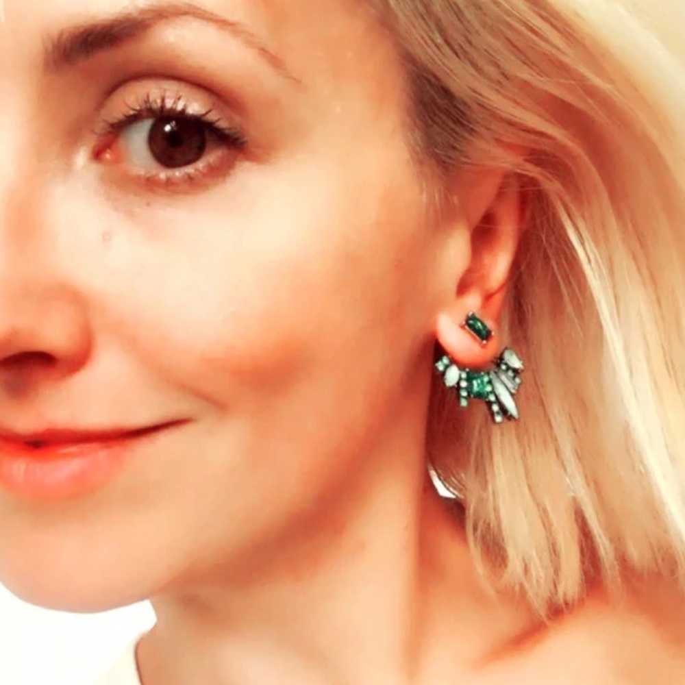 Ear Jacket Earrings - Picture 2 of 5